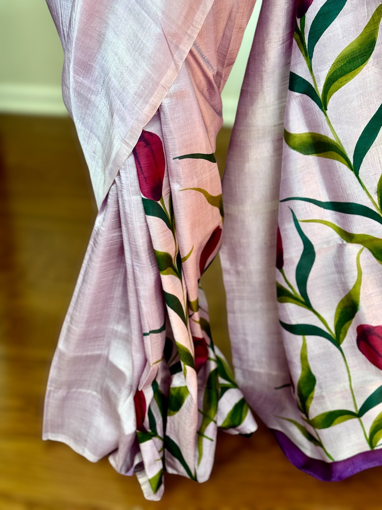 Very pretty Light weight,Hand painted Pure silk sarees| Value Vogue