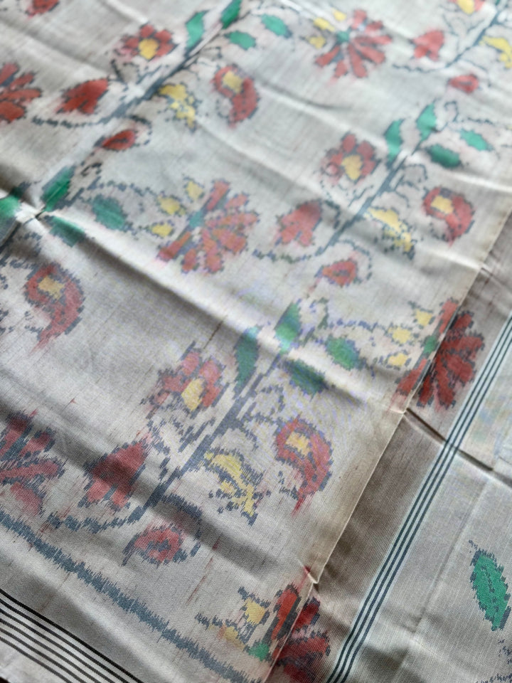 Blush semi (double) ikat patan Patola pure silk saree
