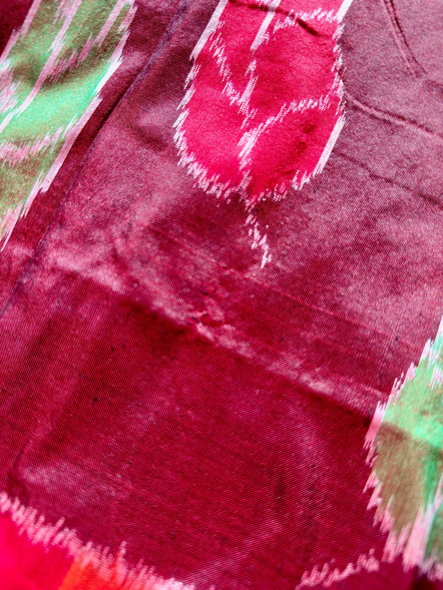 Elegant handwoven Pochampally ikat pure silk saree