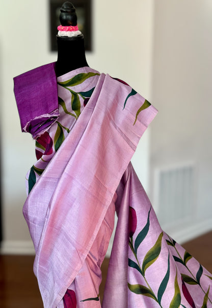 Very pretty Light weight,Hand painted Pure silk sarees| Value Vogue