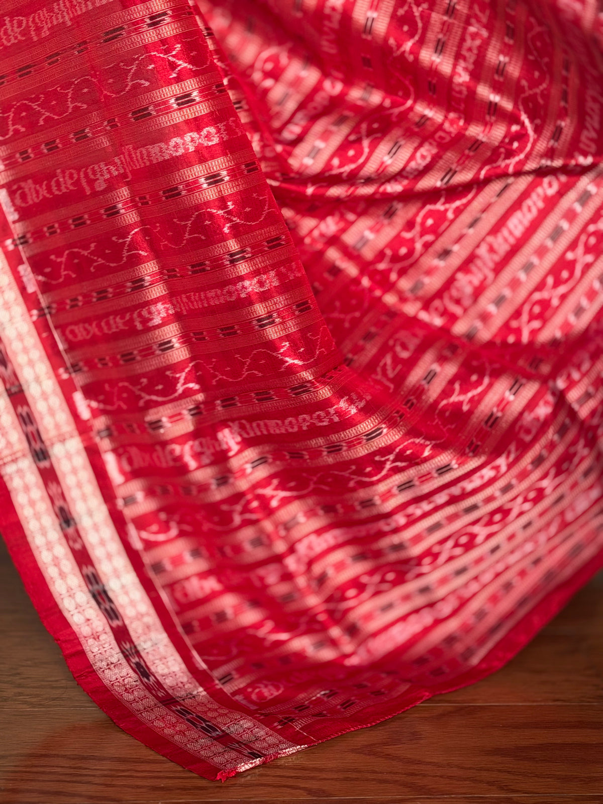 Handwoven Mathematical equations and formula Sambalpuri Double ikat pure silk saree|Odisha Weaves|