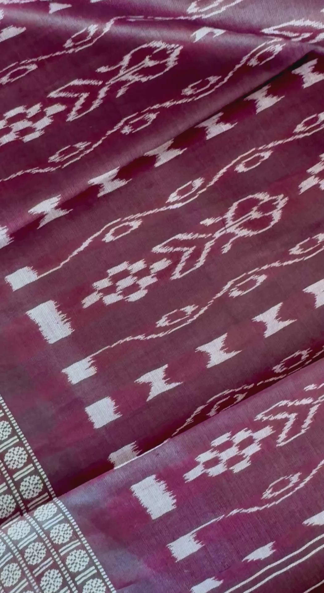 Multi colored Gopalpur handwoven pure Tussar silk saree with ikat pallu|Odisha weaves
